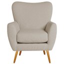 Ver imagem 2 de Poltrona Decorativa Luxo Moderna Sala de Estar Recepção Amélia Linho