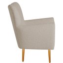 Ver imagem 4 de Poltrona Decorativa Luxo Moderna Sala de Estar Recepção Amélia Linho