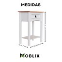 Ver imagem 4 de Aparador 1 Gaveta Madeira Maciça Branco