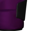 Ver imagem 3 de Poltrona Organica Beatriz Veludo Roxo C/ Composê Corano Preto - Lm Decor