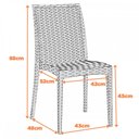 Ver imagem 2 de Cadeira Ibiza Preto - Fratini