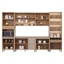 Ver imagem 4 de Cozinha Completa 6 Peças 15 Portas Allure CZ653 Gris Linea
