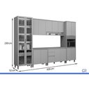 Ver imagem 3 de Cozinha Completa 6 Peças 15 Portas Allure CZ653 Gris Linea