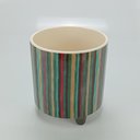 Ver imagem 4 de Cachepô de Cerâmica Color 15x14x14cm Vaso Plantas Jardim Sala Suculenta Flores