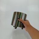 Ver imagem 7 de Cachepô de Cerâmica Color 15x14x14cm Vaso Plantas Jardim Sala Suculenta Flores