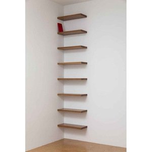 Kit 8 Prateleiras 45x15 Suporte Invisível Madeira Maciça