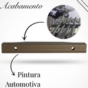 Ver imagem 4 de Puxador Drop 30cm Alumínio Sobrepor para Móveis e Gavetas Ouro Envelhecido