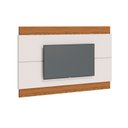 Ver imagem 1 de Painel Suspenso Retangular Sala Quarto Tv 60 Madeirado Sena