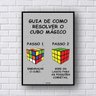 Cubo Mágico Grande Profissional Iniciante Cores Sortido 6x6x6 - 5