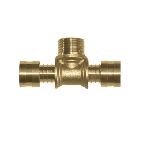 Tê Rosca Central Macho 16x1/2" Pex, Emmeti