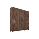 Ver imagem 3 de Guarda Roupa Casal 6 Portas e 3 Gavetas Clara Flex Branco - Panan