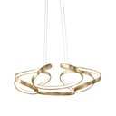 Ver imagem 1 de Lustre Clássico Jadore em Metal e Led para Sala de Jantar e Ambientes Modernos - 25x70cm