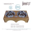 Ver imagem 6 de Comedouro Pet Elevado Duplo P - Potes Inox Madeira Lapa