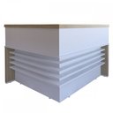 Ver imagem 3 de Mesa para Escritório Atendimento Carvalho Branco - Artany Móveis