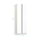 Ver imagem 3 de Guarda-roupa Solteiro Luciane 2 Portas Prime Plus 80 Cm