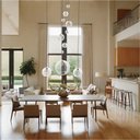 Ver imagem 2 de Conjunto Lustres para Sala de Estar e Sala de Jantar Mix - Branco