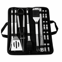 Ver imagem 3 de Kit Conjunto Churrasco Aço Inox Maleta 20 Peças
