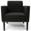 Ver mais imagens de Sofá Namoradeira e 2 Poltronas Base Madeira Preto Maressa Suede Preto - Ibiza