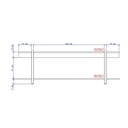 Ver imagem 4 de Rack para Tv Habitat Preto e Tubos Pretos Carraro