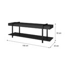 Ver imagem 7 de Rack para Tv Habitat Preto e Tubos Pretos Carraro