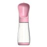 Garrafa Água Bebedouro Pet Passeio com Trava Portátil Rosa - 1