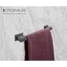 Toalheiro 40 cm Inox Grafite - Kromus RT0304-40G - 5