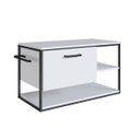Ver imagem 6 de Armário Banheiro Gabinete Suspenso 80cm Estilo Industrial L1007