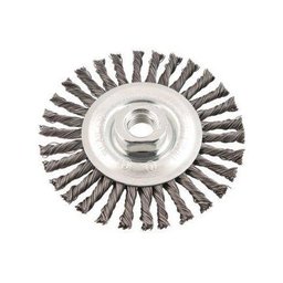 Escova circular torcida 4.1/2x1/4" rosca m14 12500rpm - 1