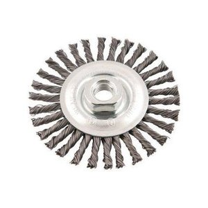 Escova circular torcida 4.1/2x1/4" rosca m14 12500rpm