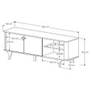 Ver imagem 2 de Rack Bancada Arumã para TV até 60" Polegadas