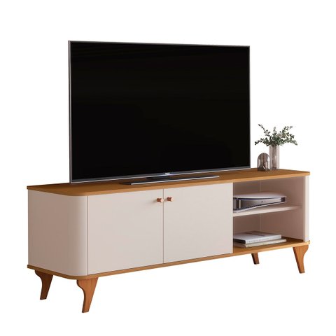 Rack Bancada Arumã para TV até 60" Polegadas