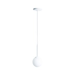 Lustre Pendente Jabuticaba /1 Globo de Vidro - Branco - 1