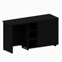 Ver imagem 7 de Aparador Frigobar Embutir Esquerdo Armário 2 Portas com Pés em Metal Corporate