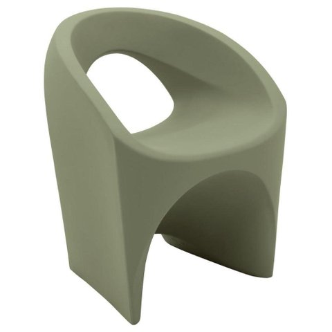 Poltrona Tramontina Jet Eco em Polietileno Assento Fixo Verde Oliva 160kg
