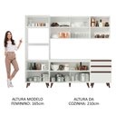 Ver imagem 6 de Armário de Cozinha Completa 250cm Branco Reims Madesa