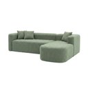 Ver imagem 2 de Sofá Orgânico Módulo Curvo Siena 2,6MTS Boucle Verde Oliva - Vimont Moveis