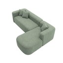 Ver imagem 5 de Sofá Orgânico Módulo Curvo Siena 2,6MTS Boucle Verde Oliva - Vimont Moveis