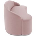 Ver imagem 7 de Sofá 3 Lugares Curvo Sala de Estar Living Lótus D02 Veludo Rosê 210 cm C-305 - Lyam Lyam Decor