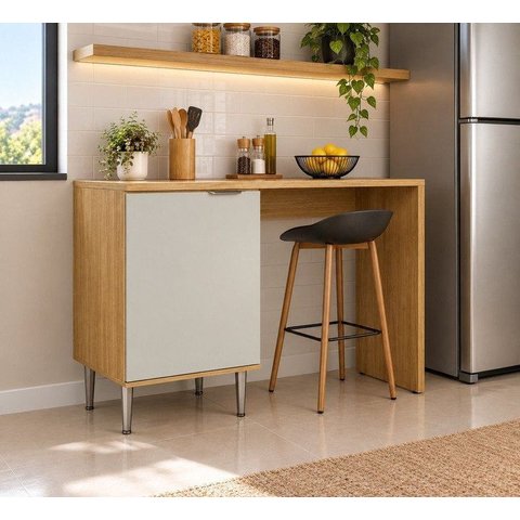 Balcão para Lavanderia 120cm Copenhague