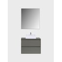 Ver imagem 7 de Gabinete para Banheiro com Cuba e Espelheira 60cm Mdf Verde Dubai - On Móveis
