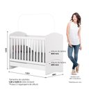 Ver mais imagens de Conjunto Quarto de Bebê com Berço 3 em 1 e Guarda-Roupa Savana Branco Yescasa