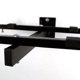 Suporte Parede Preto Forno Microondas Universal Ajustável - 7