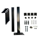 Ver imagem 2 de Suporte Parede Preto Forno Microondas Universal Ajustável