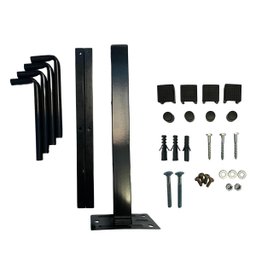 Suporte Parede Preto Forno Microondas Universal Ajustável - 2