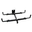 Ver imagem 1 de Suporte Parede Preto Forno Microondas Universal Ajustável