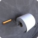 Ver imagem 1 de Porta Papel Higiênico de Parede Cromado e Gold Empire