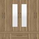 Ver imagem 7 de Guarda Roupa Casal 10 Portas com Espelho 83530el Amendola Touch Demobile