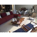 Ver imagem 2 de Tapete Maia Listrado 250x350 Taupe White