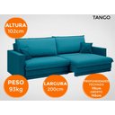 Ver mais imagens de Sofá Tango 2,00M Sem Caixa, Retrátil e Reclinável Velosuede Royal - Netsofás