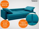 Ver imagem 5 de Sofá Tango 2,00M Sem Caixa, Retrátil e Reclinável Velosuede Royal - Netsofás